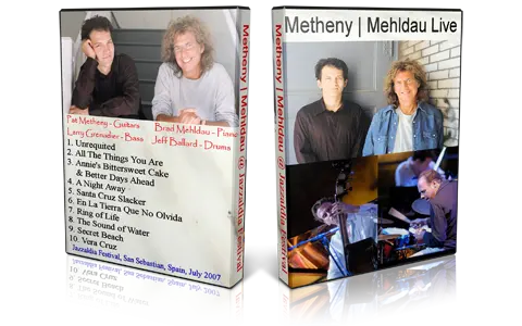 Artwork Cover of Pat Metheny 2007-07-28 DVD San Sebastian Proshot