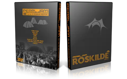 Artwork Cover of Pearl Jam 1992-06-26 DVD Roskilde Festival Proshot