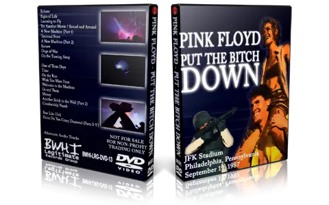 Artwork Cover of Pink Floyd 1987-09-19 DVD Philadelphia Audience