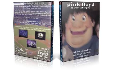 Artwork Cover of Pink Floyd 1994-04-14 DVD San Diego Audience
