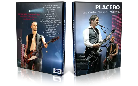Artwork Cover of Placebo 2006-07-21 DVD Carhaix Proshot