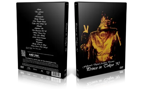 Artwork Cover of Prince 1990-08-31 DVD Tokyo Proshot
