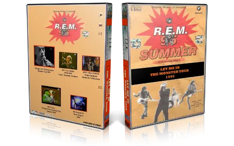 Artwork Cover of REM Compilation DVD Monster Tour 1995 Proshot