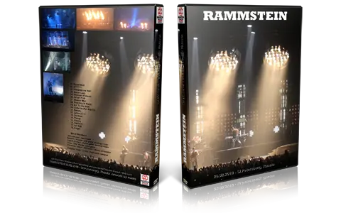 Artwork Cover of Rammstein 2010-02-26 DVD St Petersburg Audience