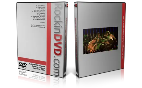 Artwork Cover of Red Hot Chili Peppers 1994-08-28 DVD Reading Proshot