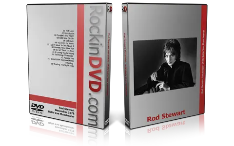 Artwork Cover of Rod Stewart Compilation DVD Manchester 1978 Proshot