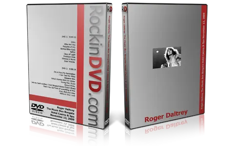 Artwork Cover of Roger Daltrey 2009-11-13 DVD Atlantic City Audience