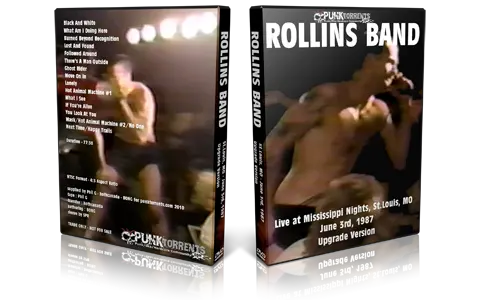 Artwork Cover of Rollins Band 1987-06-03 DVD Toronto Proshot