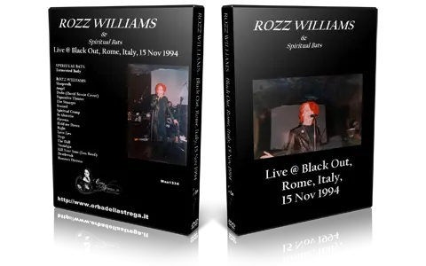 Artwork Cover of Rozz Williams 1994-11-15 DVD Various Audience