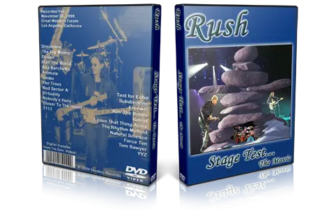 Artwork Cover of Rush 1996-11-26 DVD Inglewood Audience