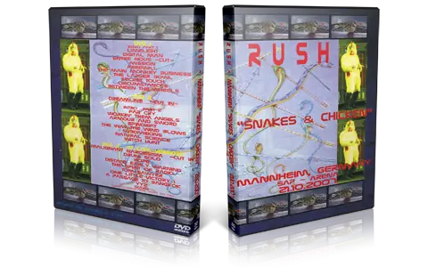 Artwork Cover of Rush 2007-10-21 DVD Mannheim Audience