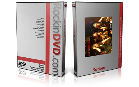 Artwork Cover of Sodom 1989-10-02 DVD Baroeg Audience
