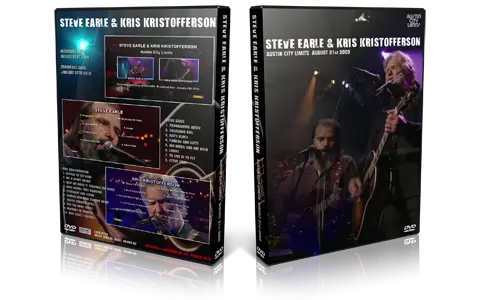 Artwork Cover of Steve Earle 2009-08-21 DVD Austin Proshot