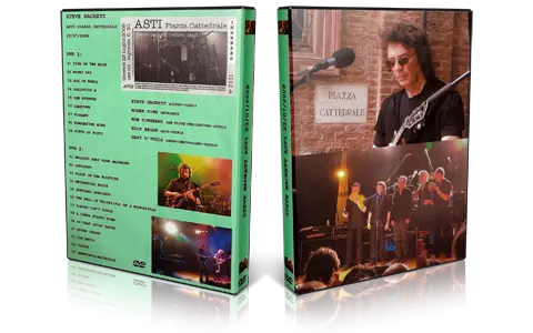 Artwork Cover of Steve Hackett 2009-07-23 DVD Piazza Cattedrale Audience