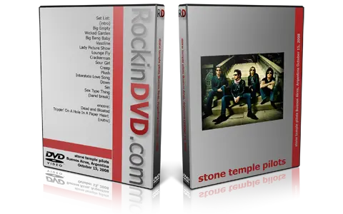 Artwork Cover of Stone Temple Pilots 2008-10-15 DVD Buenos Aires Proshot