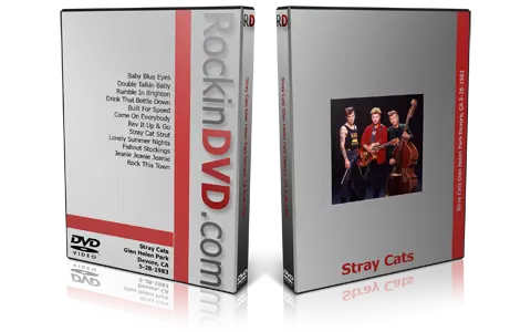 Artwork Cover of Stray Cats 1983-05-28 DVD Devore Proshot