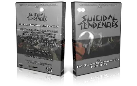 Artwork Cover of Suicidal Tendencies 1985-11-29 DVD Various Audience
