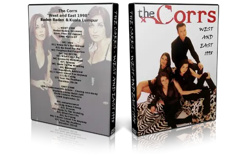 Artwork Cover of The Corrs Compilation DVD West and East 1998 Proshot