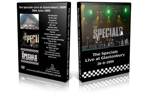 Artwork Cover of The Specials 2009-06-26 DVD Glastonbury Proshot