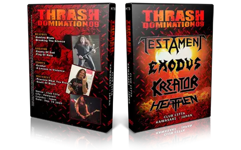 Artwork Cover of Thrash Domination 2009-09-19 DVD Kawasaki Proshot