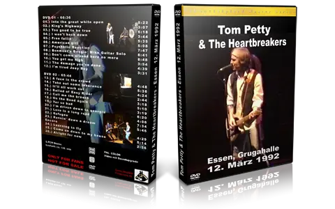 Artwork Cover of Tom Petty 1992-03-12 DVD Essen Audience