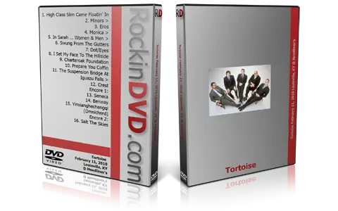 Artwork Cover of Tortoise 2010-02-11 DVD Louisville Proshot