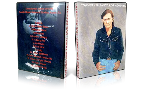 Artwork Cover of Townes Van Zandt 1995-01-17 DVD Austin Proshot