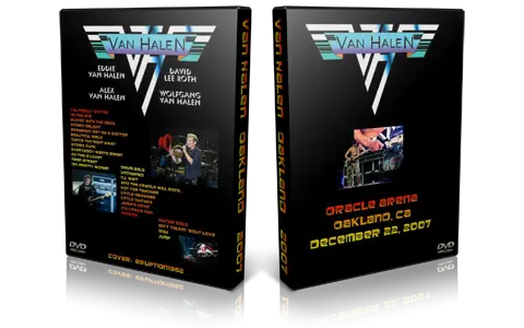 Artwork Cover of Van Halen 2007-12-22 DVD Oakland Audience