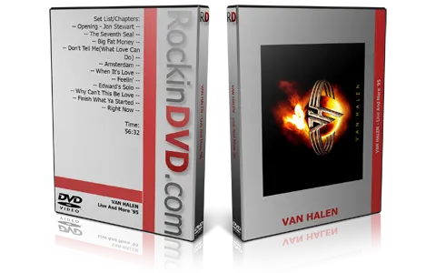 Artwork Cover of Van Halen Compilation DVD Live And More 95 Proshot