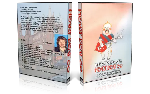 Artwork Cover of Various Artists Compilation DVD Heart Beat 86 Concert Proshot