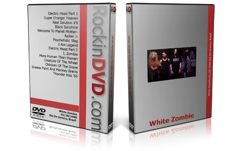 Artwork Cover of White Zombie 1996-01-26 DVD Rio De Janeiro Proshot