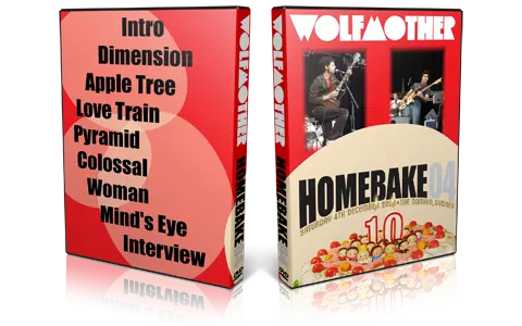 Artwork Cover of Wolfmother 2004-12-04 DVD Sydney Proshot