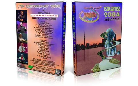Artwork Cover of Yes 2004-05-07 DVD Toronto Audience