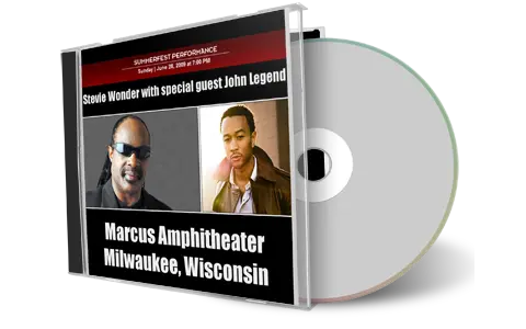 Artwork Cover of Stevie Wonder 2009-06-28 CD Milwaukee Audience