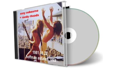 Artwork Cover of Ozzy Osbourne 1981-08-22 CD Poplar Creek Audience