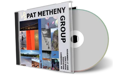 Artwork Cover of Pat Metheny 1988-11-17 CD Cambridge Audience