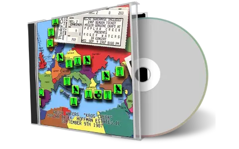 Artwork Cover of Pink Floyd 1987-09-09 CD Hoffman Estates Audience