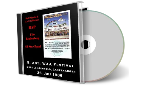 Artwork Cover of Various Artists 1986-07-26 CD Burglengenfeld Audience
