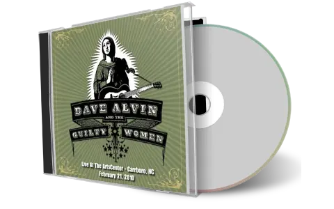 Artwork Cover of Dave Alvin 2010-02-21 CD Carrboro Audience