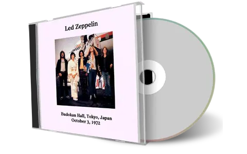 Artwork Cover of Led Zeppelin 1972-03-10 CD Tokyo Audience