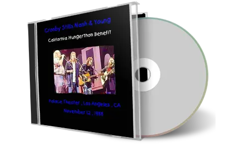 Artwork Cover of CSNY 1988-11-12 CD Los Angeles Soundboard