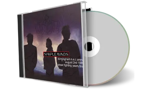 Artwork Cover of Simple Minds 1989-08-02 CD Birmingham Audience