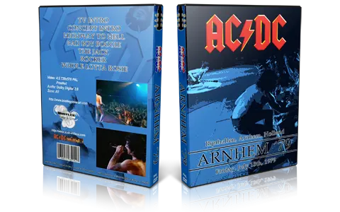 Artwork Cover of ACDC 1979-07-13 DVD Arnhem Proshot