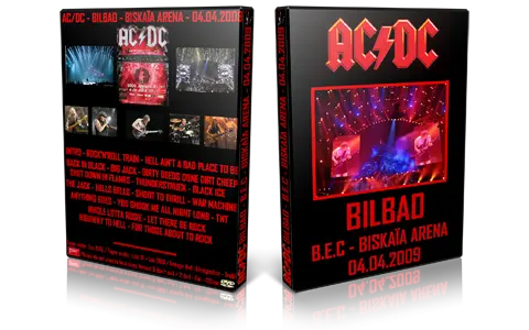 Artwork Cover of ACDC 2009-04-04 DVD Bilbao Audience