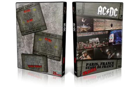 Artwork Cover of ACDC 2010-06-18 DVD Paris Audience