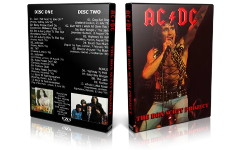 Artwork Cover of ACDC Compilation DVD The Bon Scott Project Audience