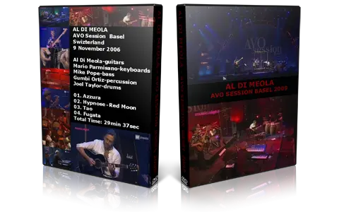 Artwork Cover of Al Di Meola 2006-11-09 DVD Basel Proshot