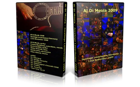 Artwork Cover of Al Di Meola 2009-11-11 DVD Leverkuse Proshot