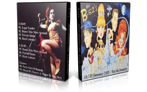 Artwork Cover of The B-52s 1985-01-18 DVD Rio De Janeiro Proshot