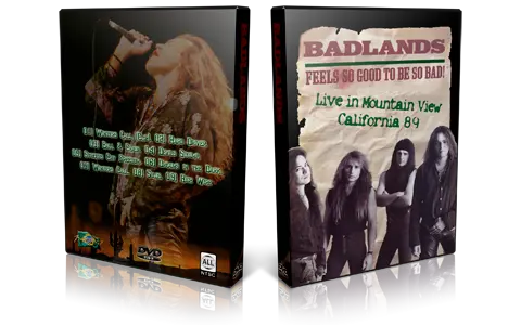 Artwork Cover of Badlands Compilation DVD Mountainview 89 Proshot